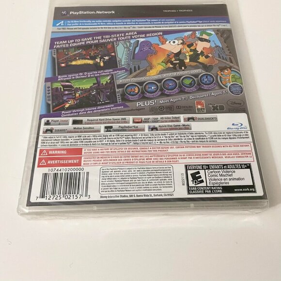 Playstation PS3 Phineas and Ferb Across the 2nd Dimension Video Game Disney - Picture 10 of 13